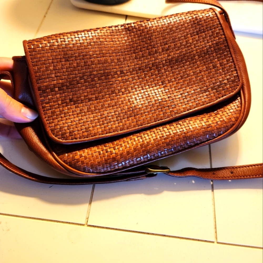 Cole Haan Woven Crossbody Bag